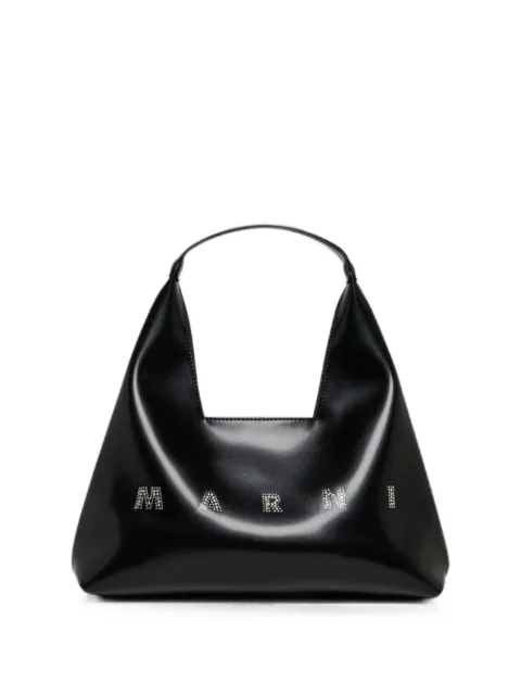 Marni Kids crystal-embellished logo tote bag