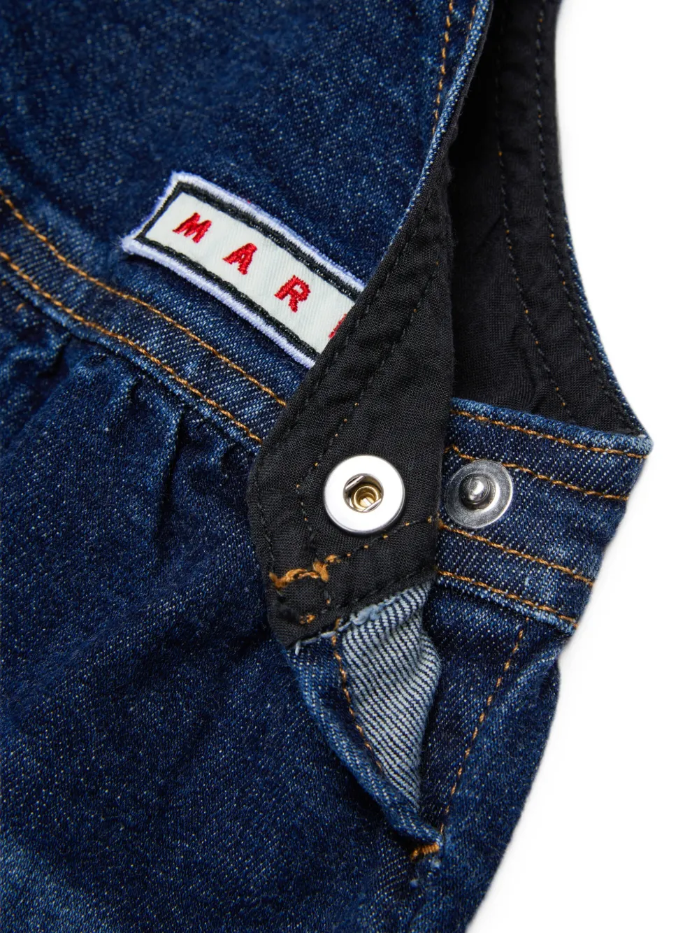 Marni Kids Tuinbroek met logopatch Blauw