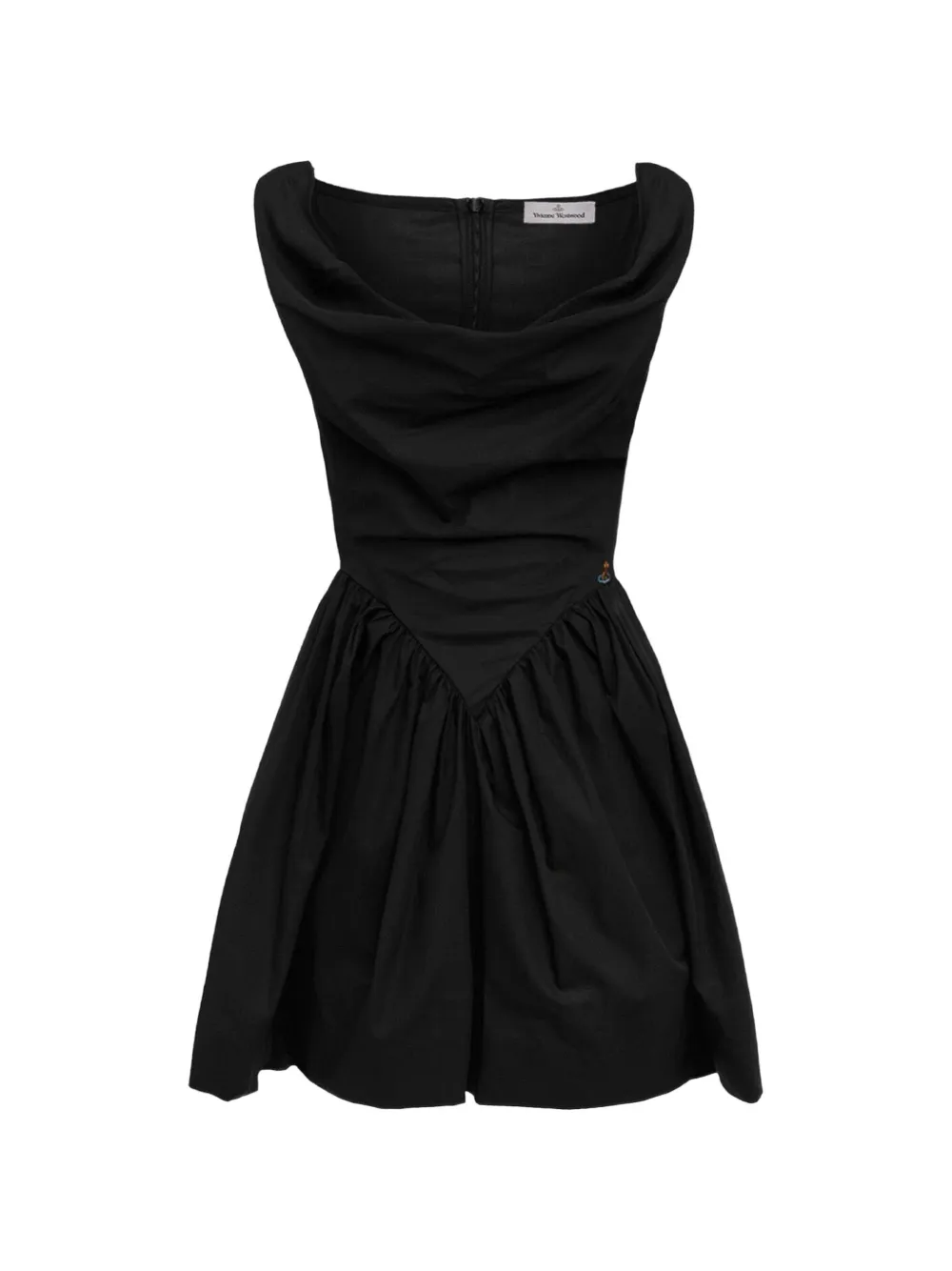 Vivienne Westwood Sunday corset-inspired mini dress - Nero