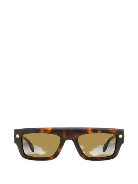 Alexander McQueen Eyewear spike-stud rectangle-frame sunglasses
