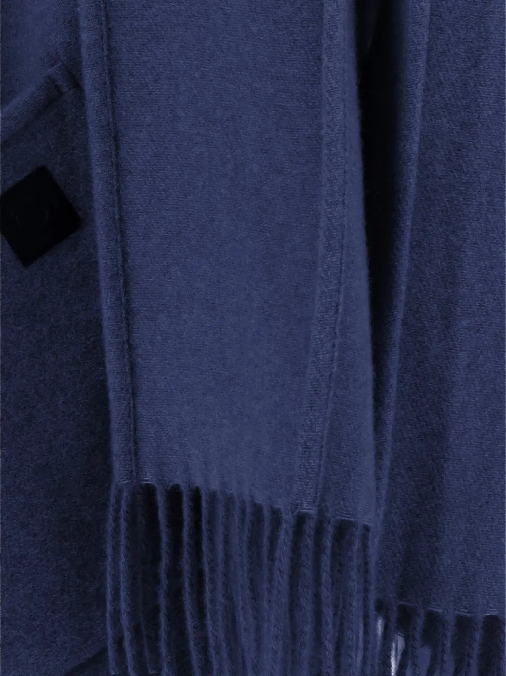 Ferragamo Cape met franje Blauw