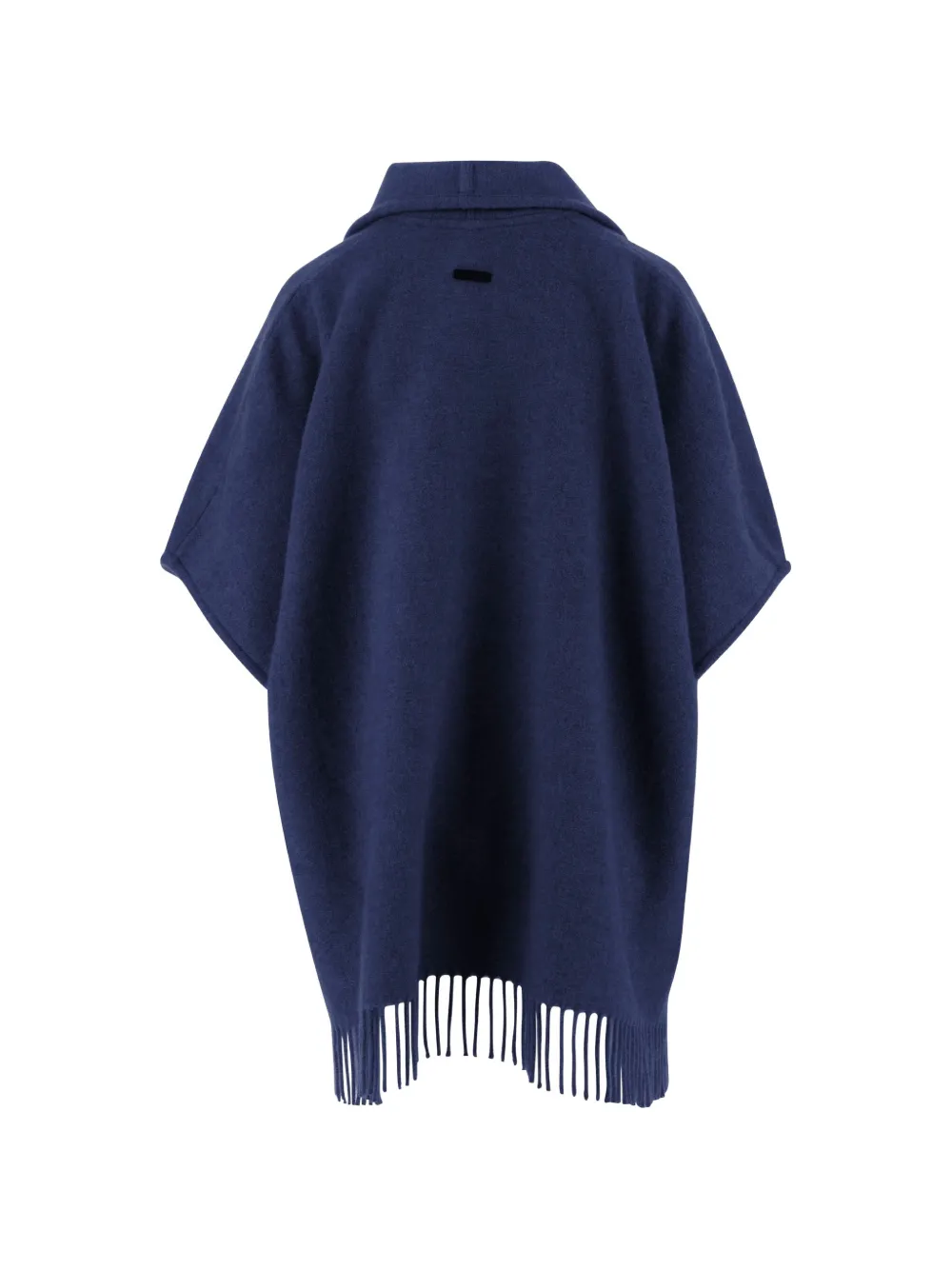 Ferragamo Cape met franje Blauw