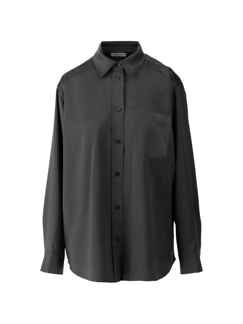 By Malene Birger Audrey chest-pocket shirt - Schwarz