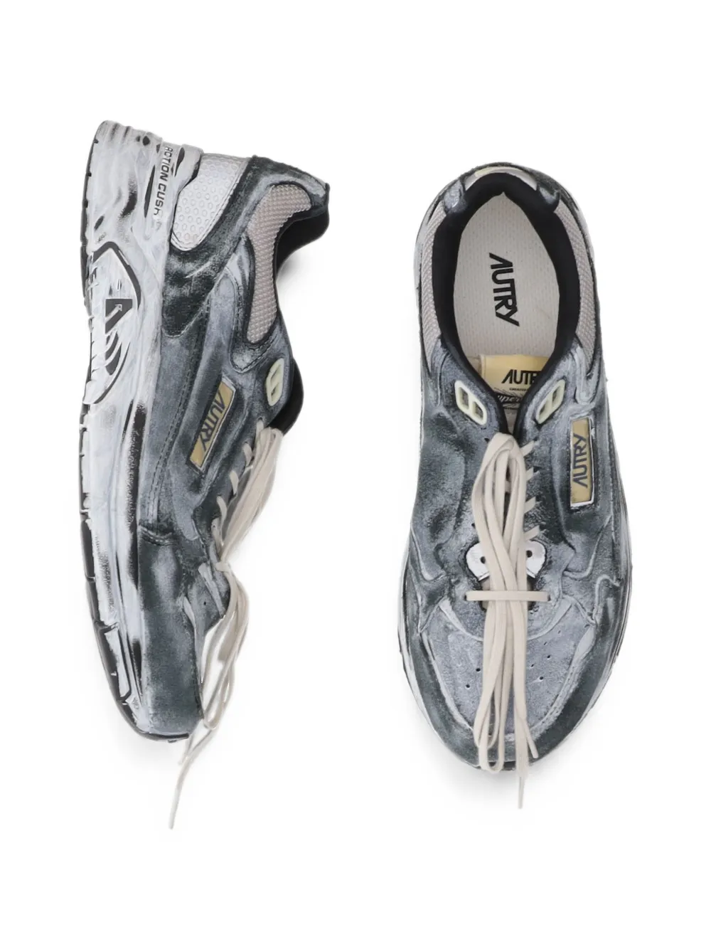 Autry Sneakers met gerafeld effect Grijs