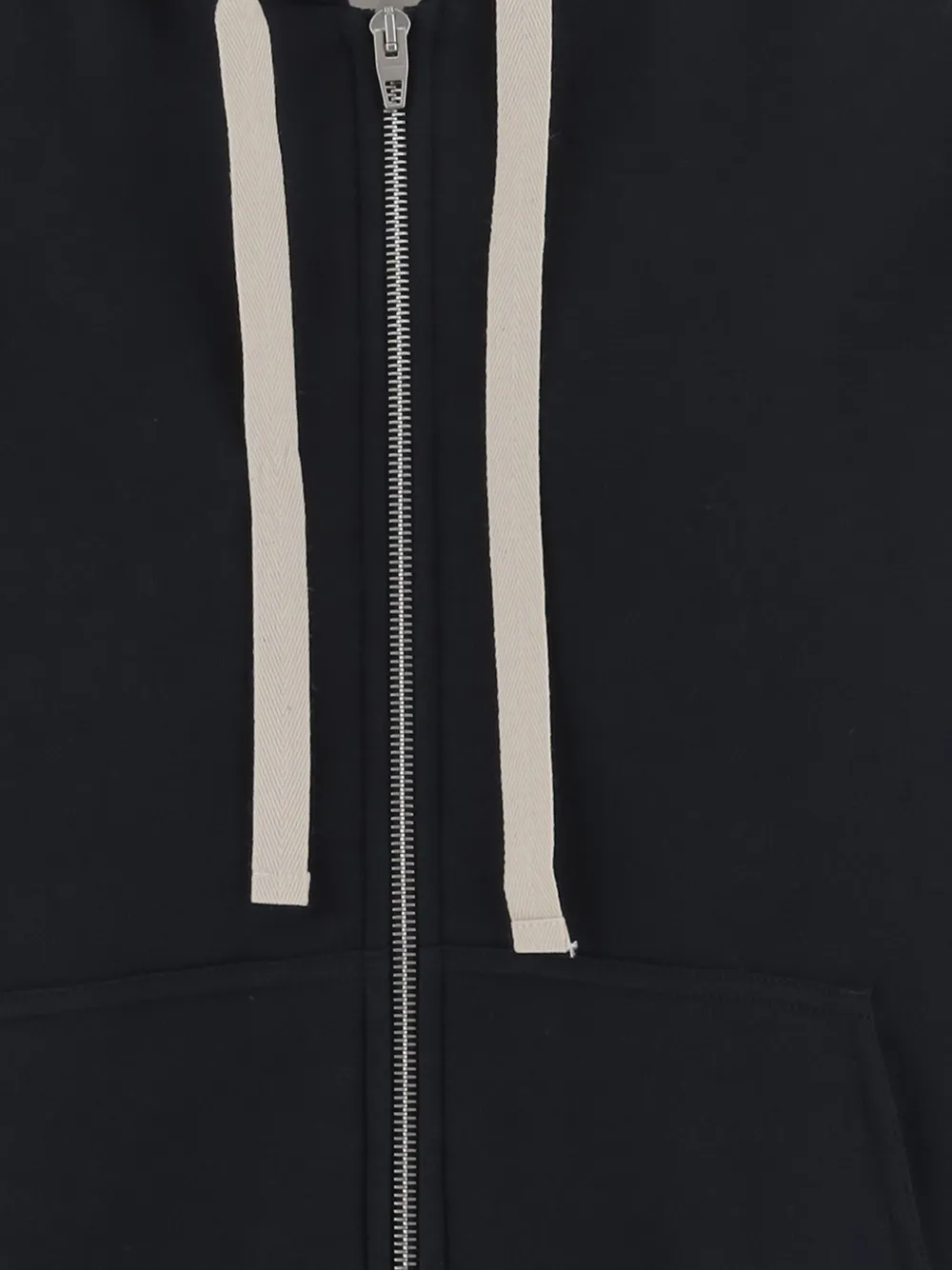 Jil Sander Hoodie met logoprint en rits Blauw