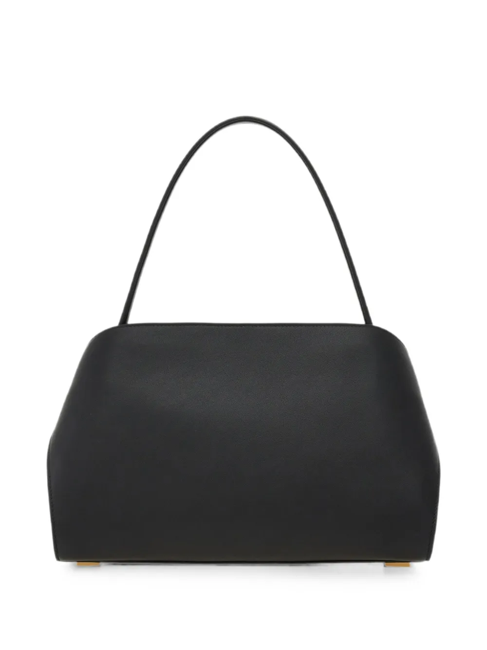 Ferragamo Hug leren shopper met haak en oog Zwart