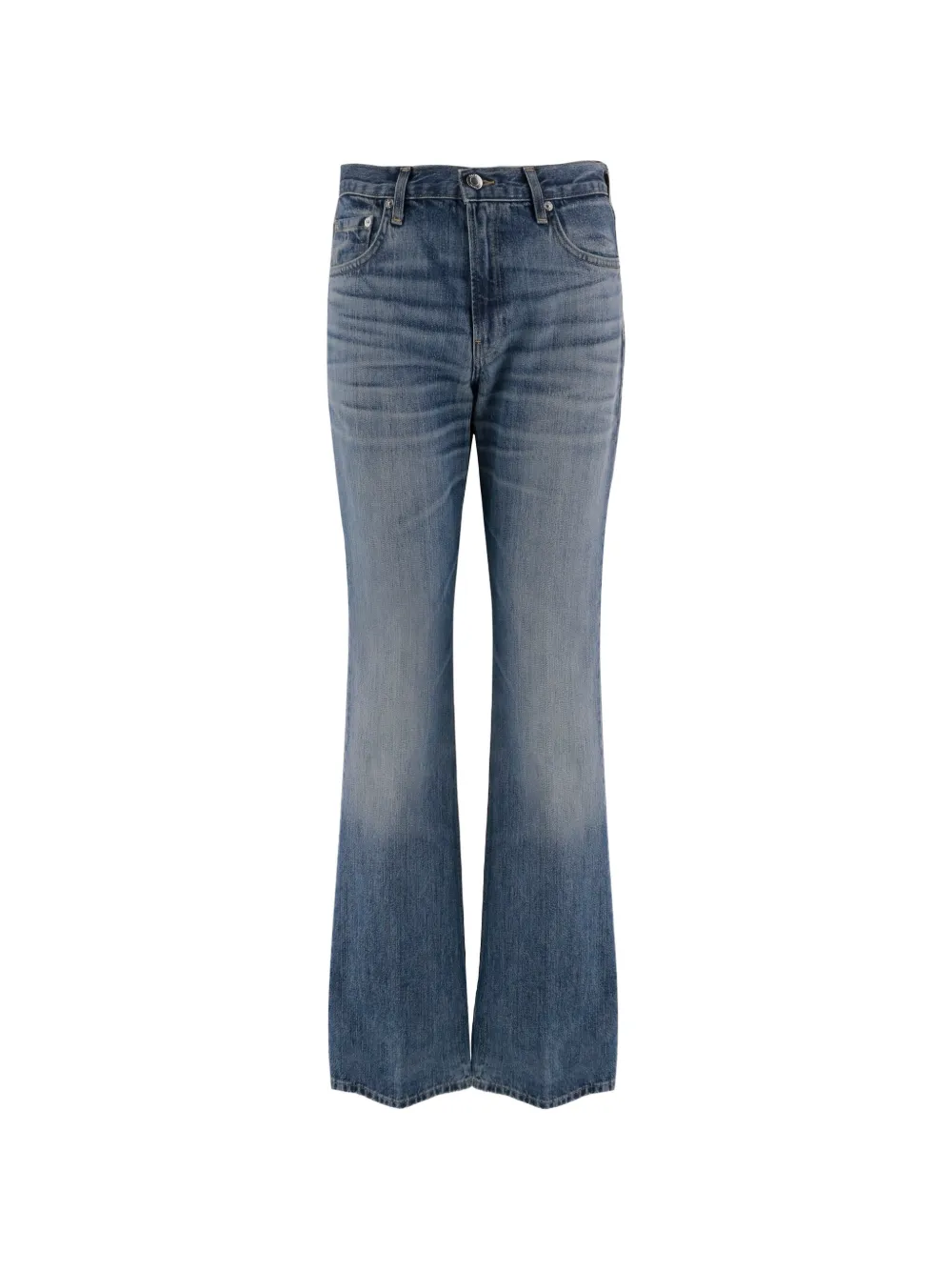 Haikure washed straight-leg jeans - Blu