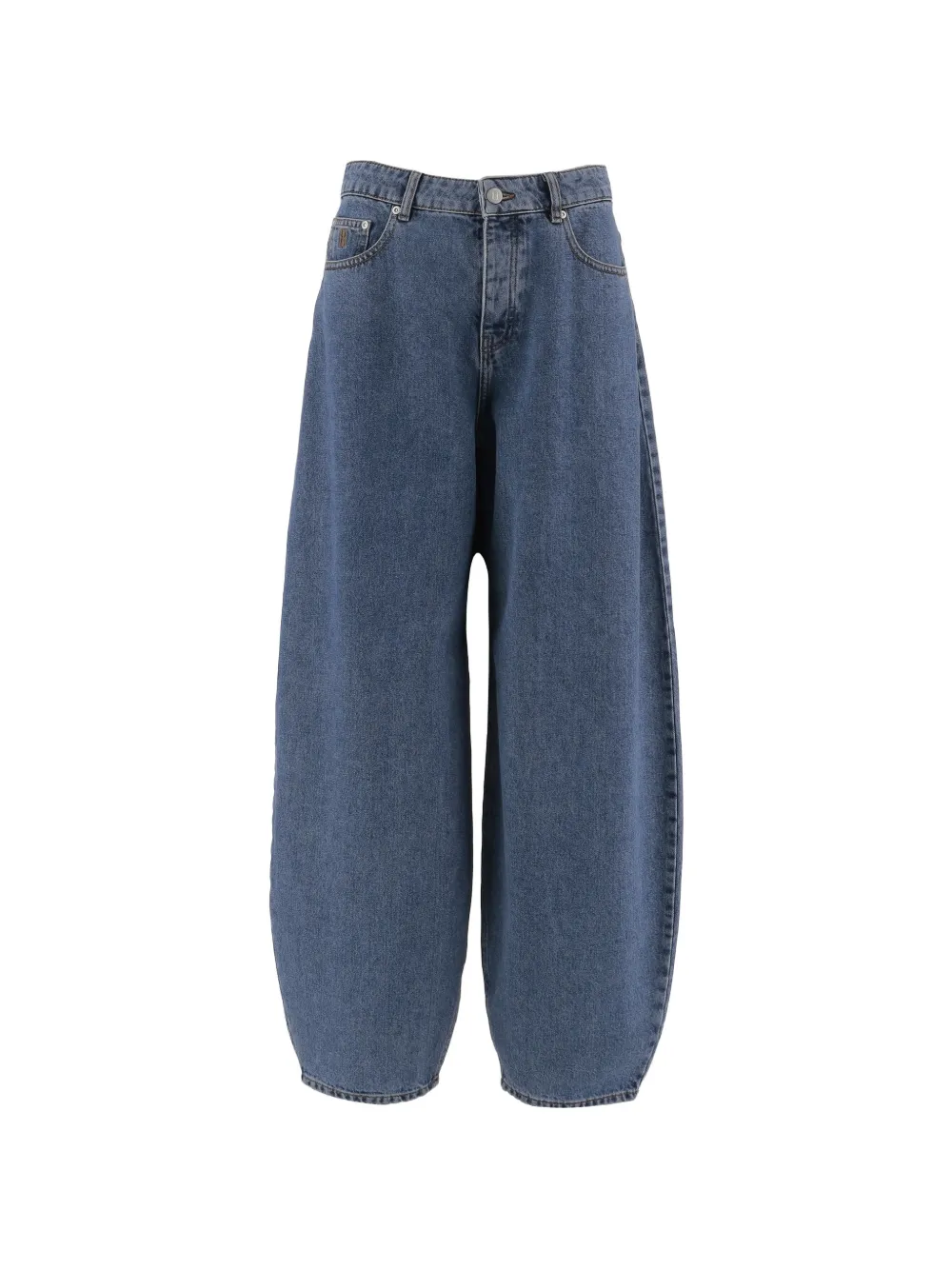 By Malene Birger button wide-leg jeans - Blau