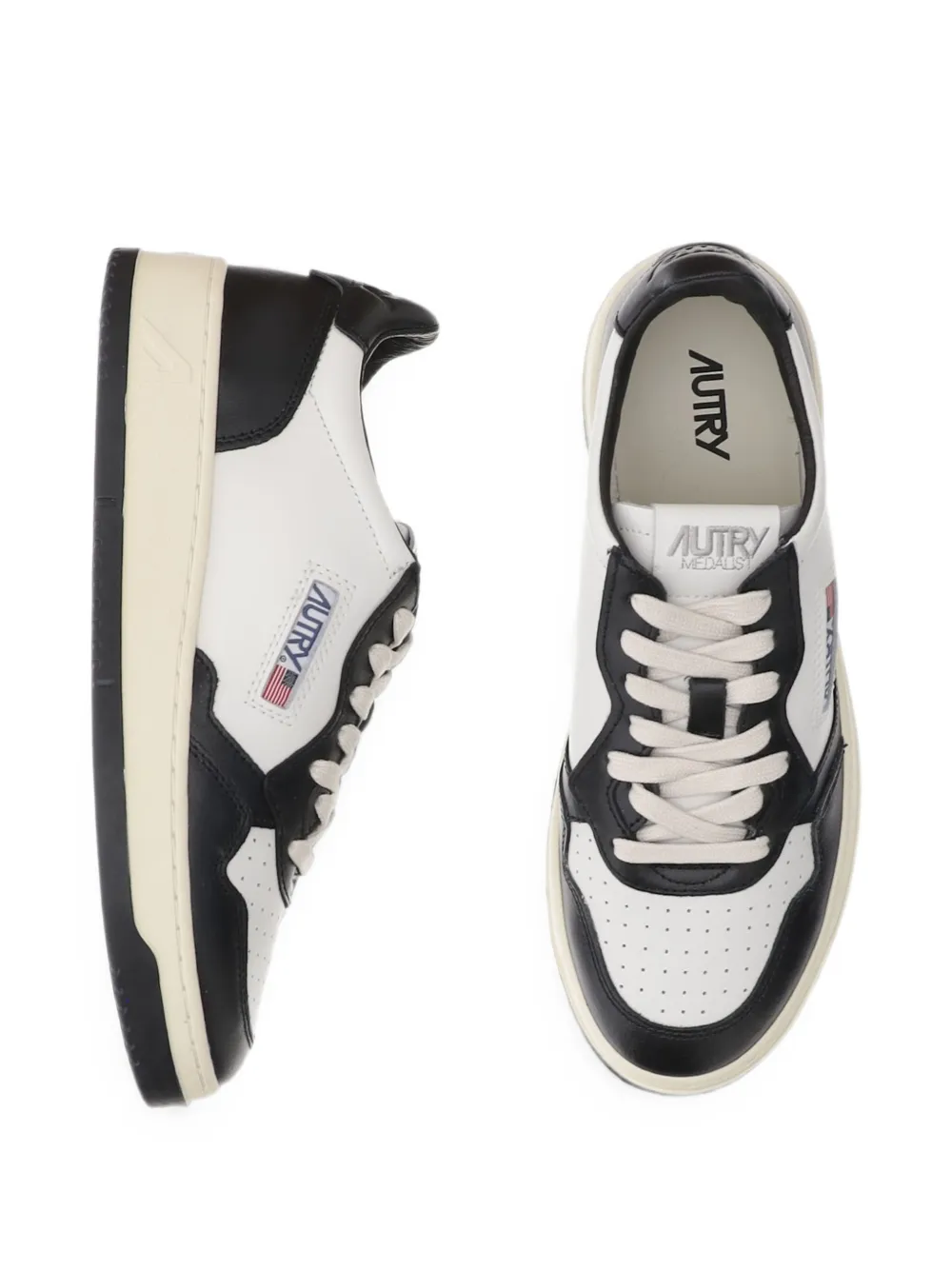 Autry Medalist leather sneakers Wit