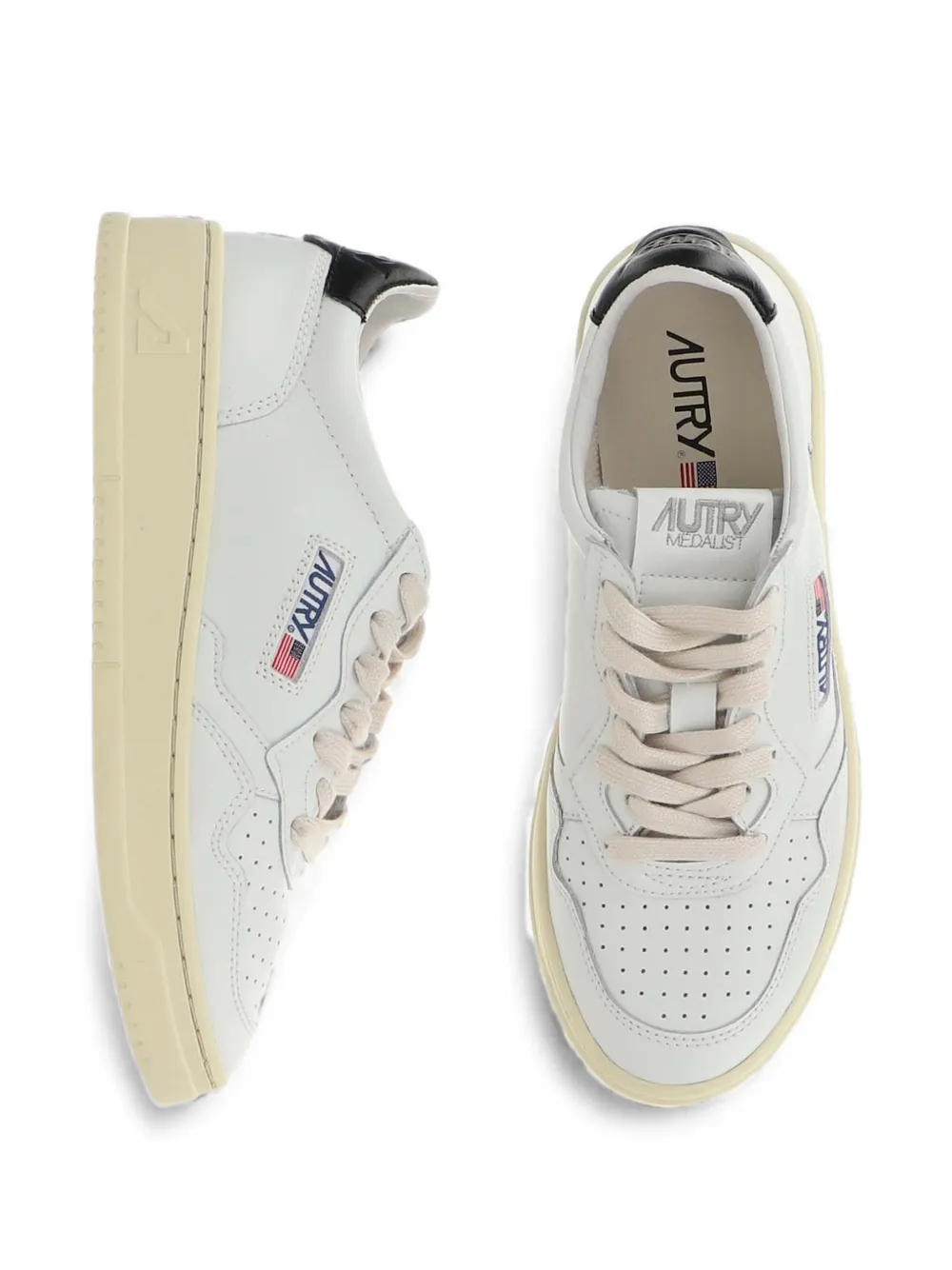 Autry Medalist leather sneakers Wit