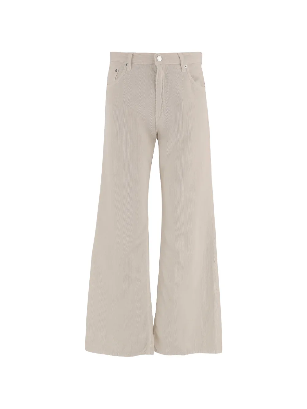 Haikure wide-leg high-rise trousers - Bianco