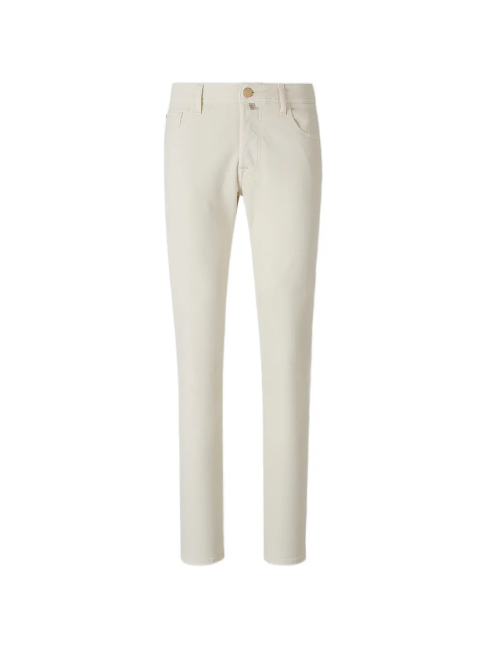Jacob Cohën logo-patch jeans - Toni neutri