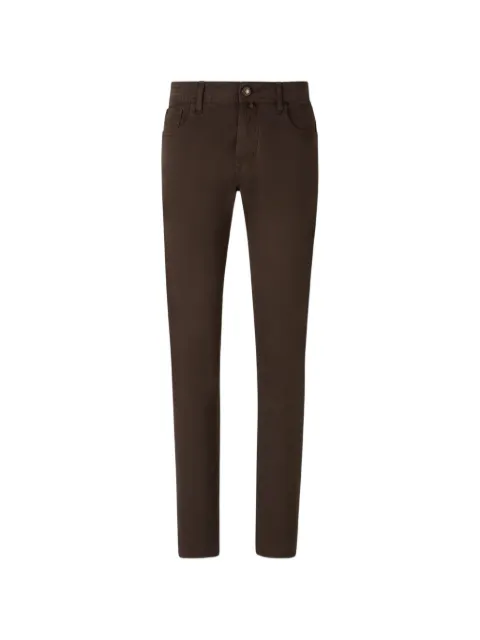 Jacob Cohën logo-patch slim-fit jeans