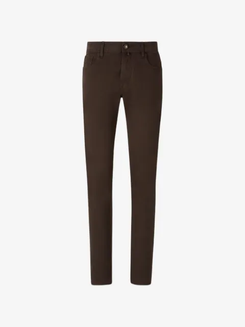 Jacob Cohën logo-patch slim-fit jeans