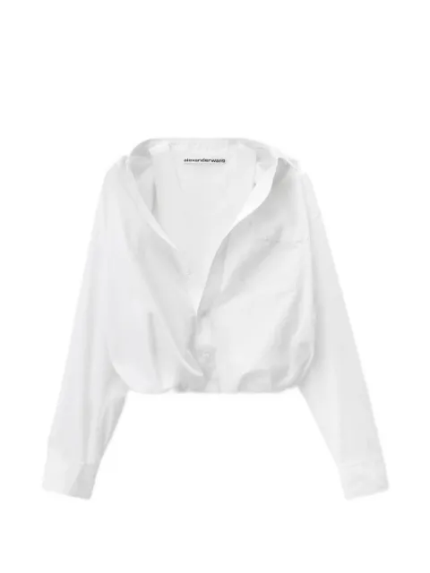 Alexander Wang layered cropped tank top and shirt