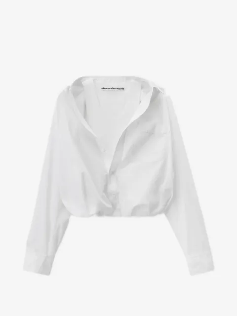 Alexander Wang layered cropped tank top and shirt