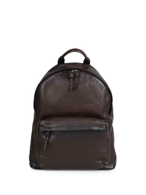 Officine Creative Pack grained leather backpack