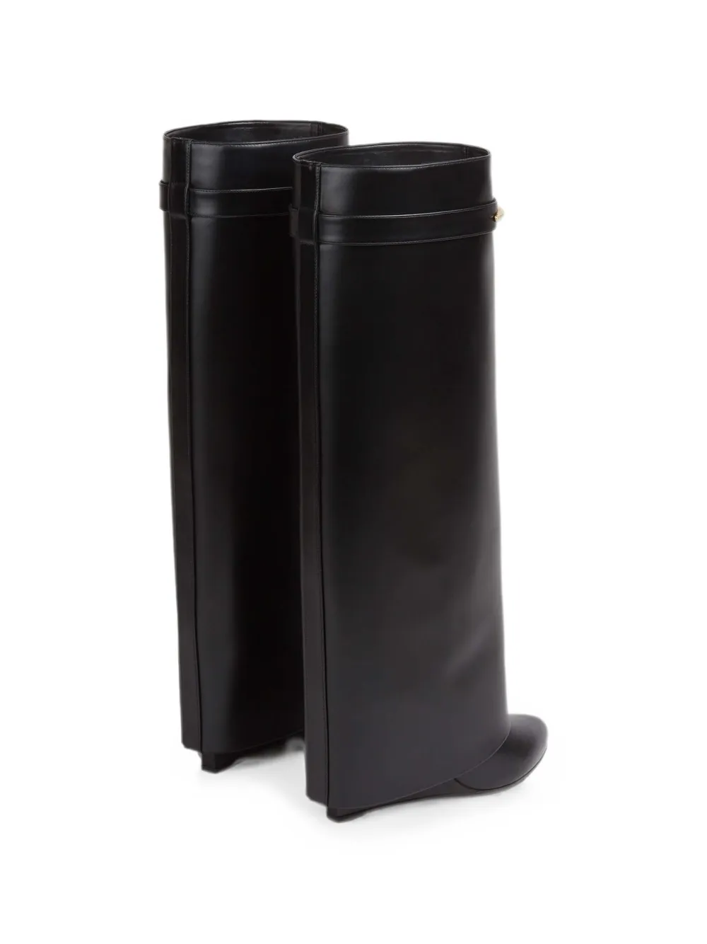 Givenchy Shark Lock calf leather boots Zwart