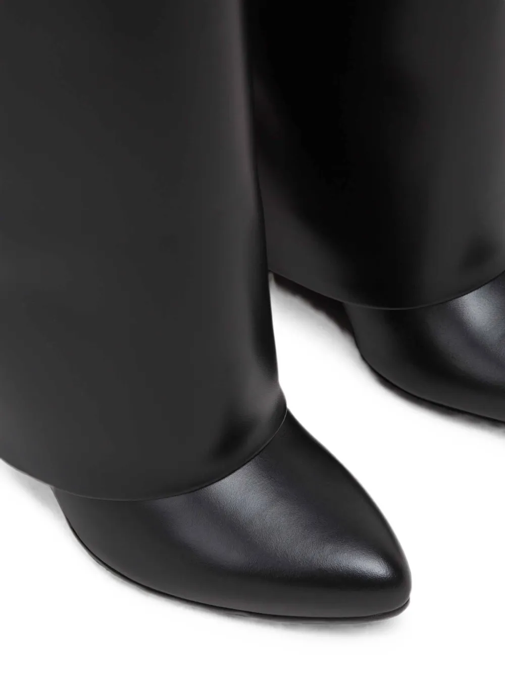 Givenchy Shark Lock calf leather boots Zwart