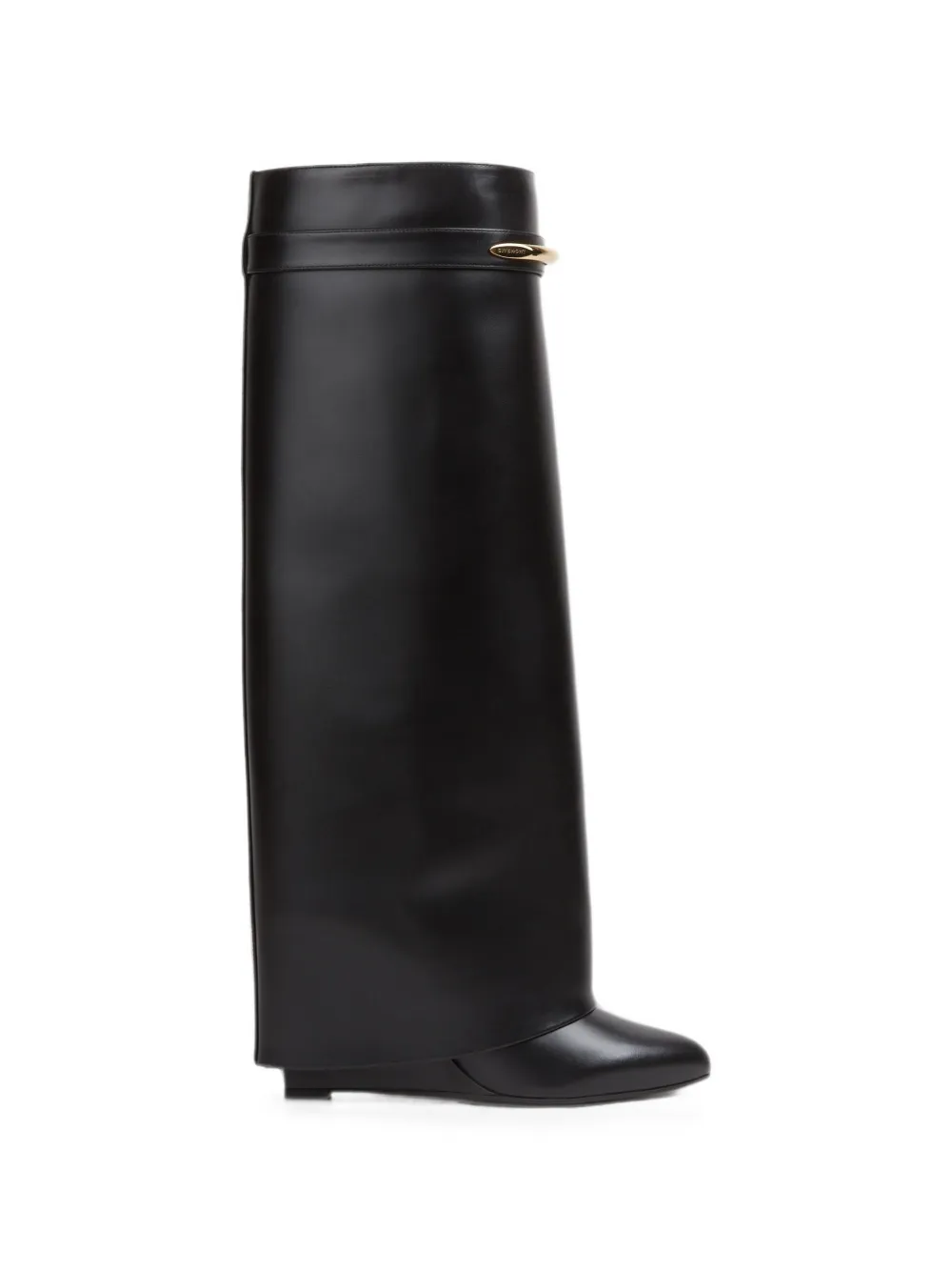 Givenchy Shark Lock calf leather boots - Schwarz