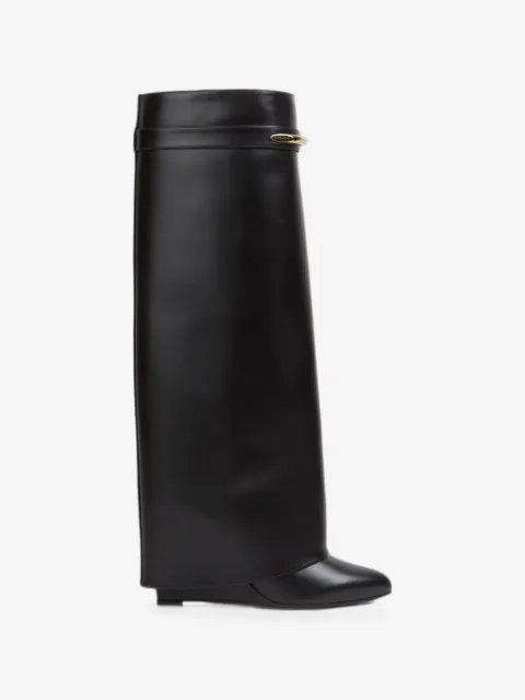 Givenchy Shark Lock calf leather boots
