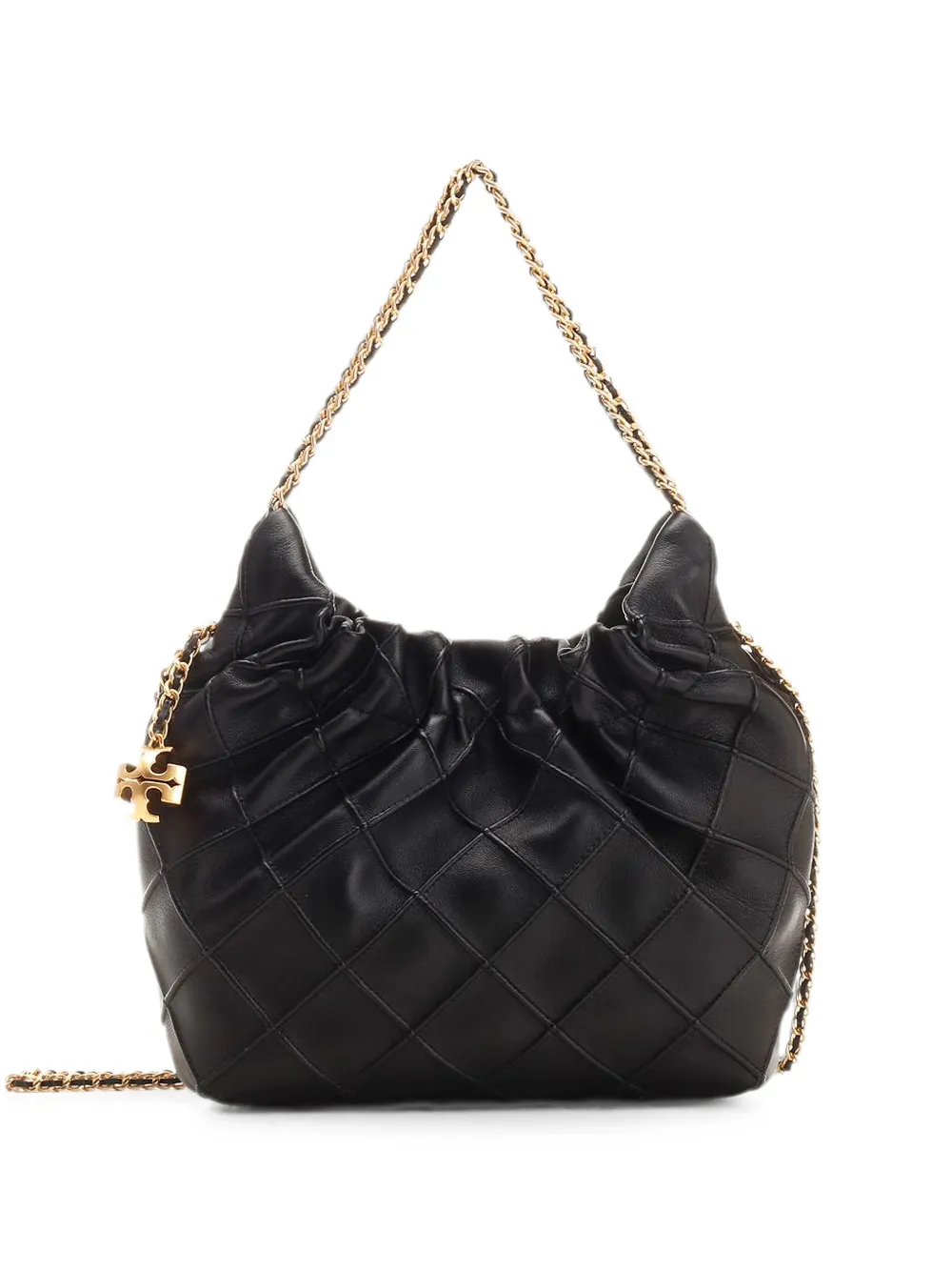Tory Burch mini Fleming quilted tote bag - Nero