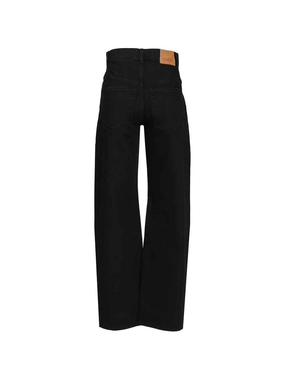 ISABEL MARANT Jeans met logopatch Zwart