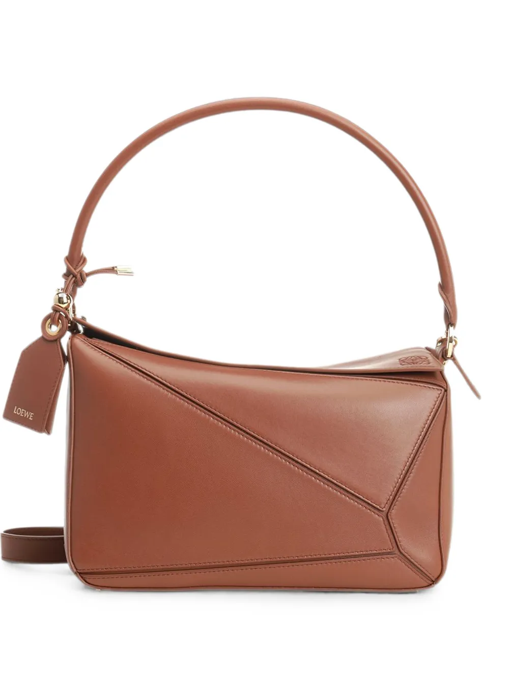 LOEWE medium Puzzle Featherlight shoulder bag - Marrone