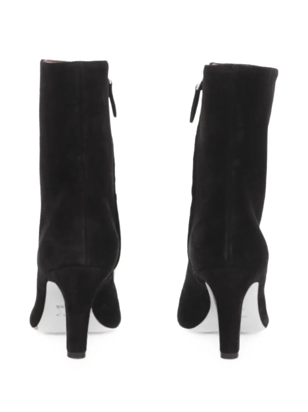 Paris Texas Belle suede ankle boots Zwart