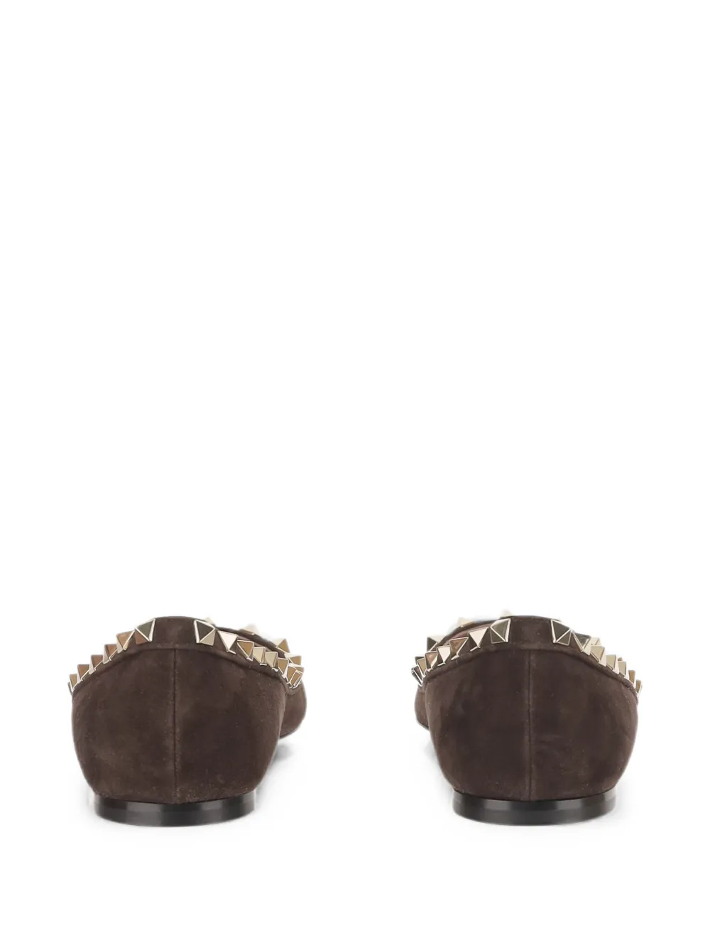 Valentino Garavani Rockstud pointed-toe ballet flats Bruin
