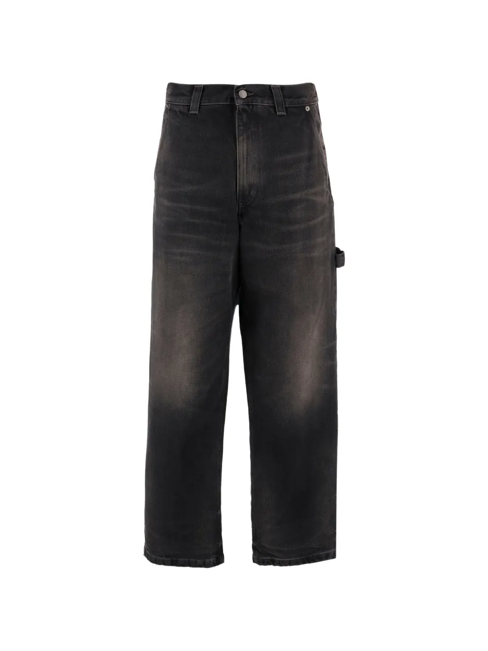 Haikure washed-finish straight-leg jeans - Grigio