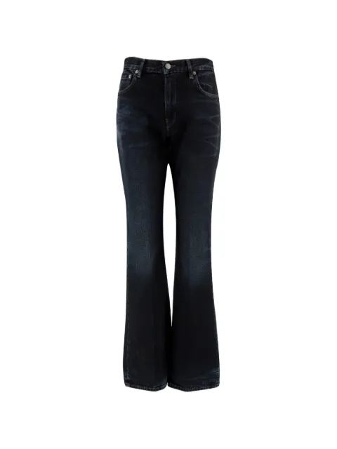Haikure button-up flared jeans