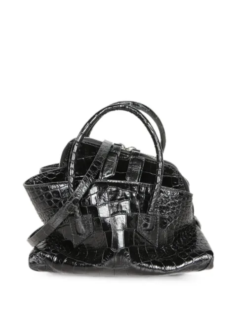 The Attico mini La Passeggiata croc-effect handbag