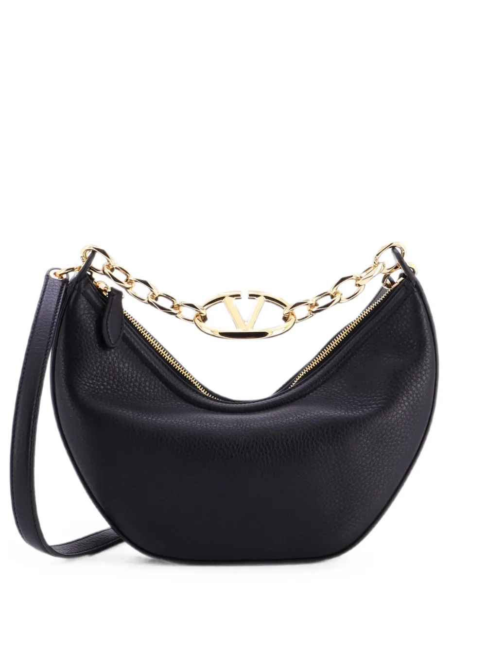 Valentino Garavani Pre-Owned Borsa passepartout Vlogo Moon piccola in pelle - Nero