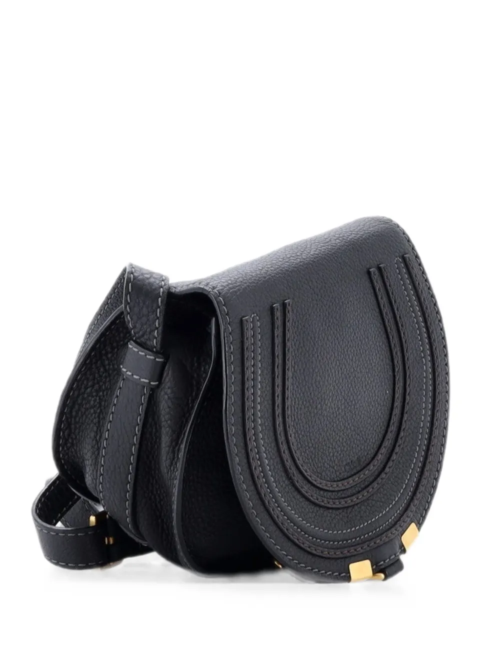 Chloé Pre-Owned Borsa a tracolla Marcie mini in pelle - Blu