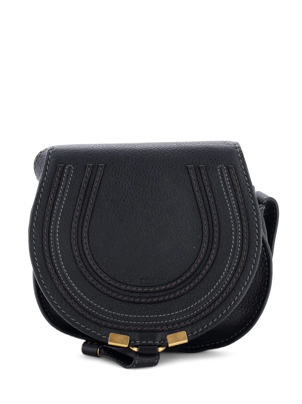 Chloé Pre-Owned Marcie Leather Mini crossbody bag - Blue
