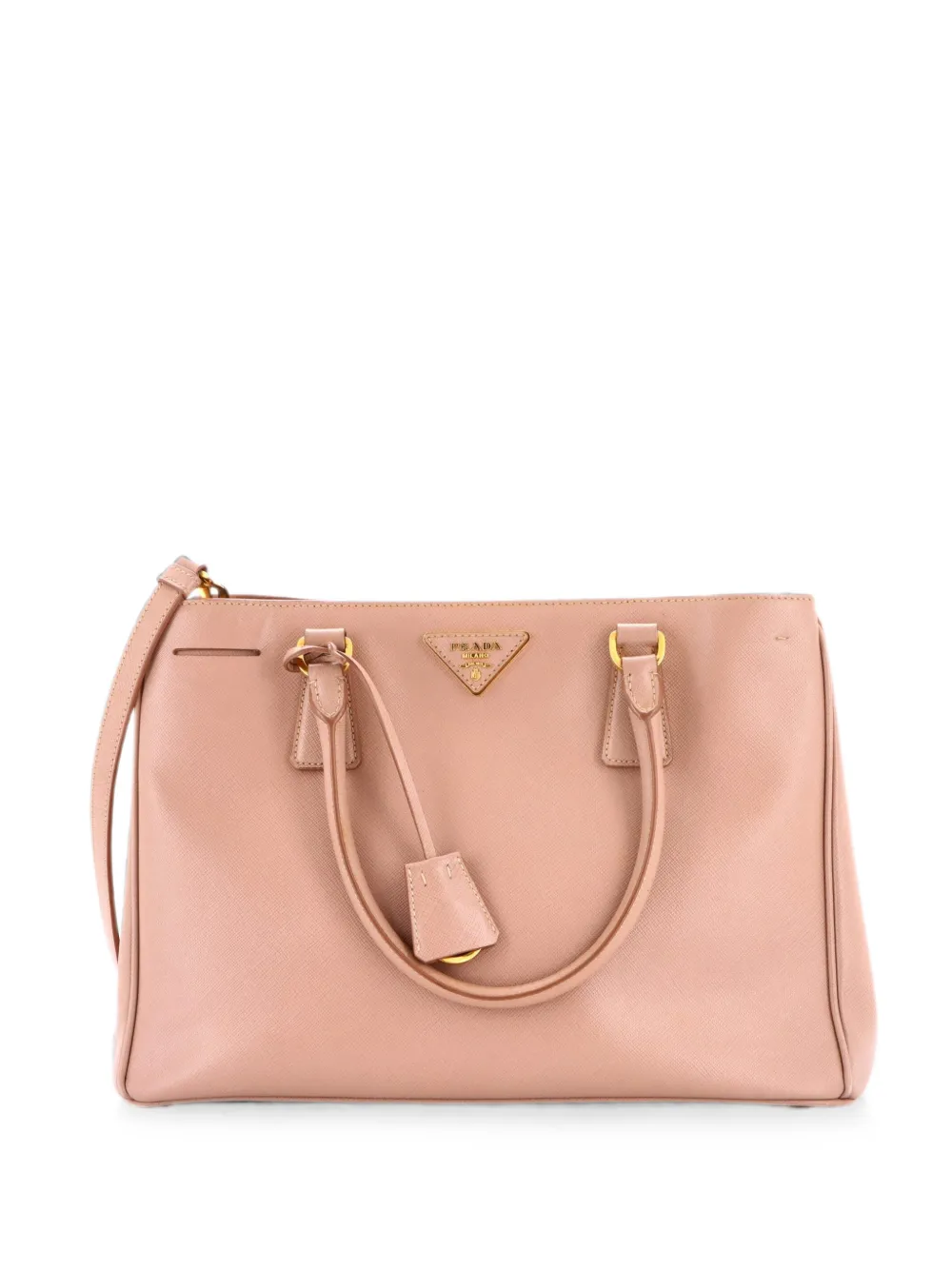 Prada Pre-Owned Borsa tote Gardener's media in pelle Saffiano - Toni neutri