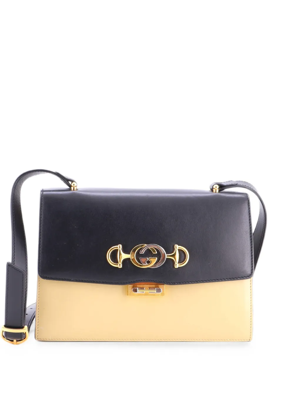 Gucci Pre-Owned Borsa a spalla Zumi piccola in pelle - Nero