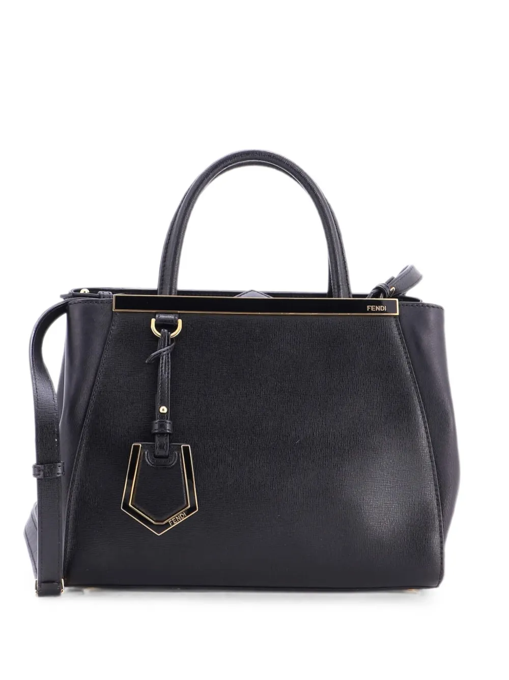 Fendi Pre-Owned Borsa a tracolla 2Jours Petite in pelle - Nero