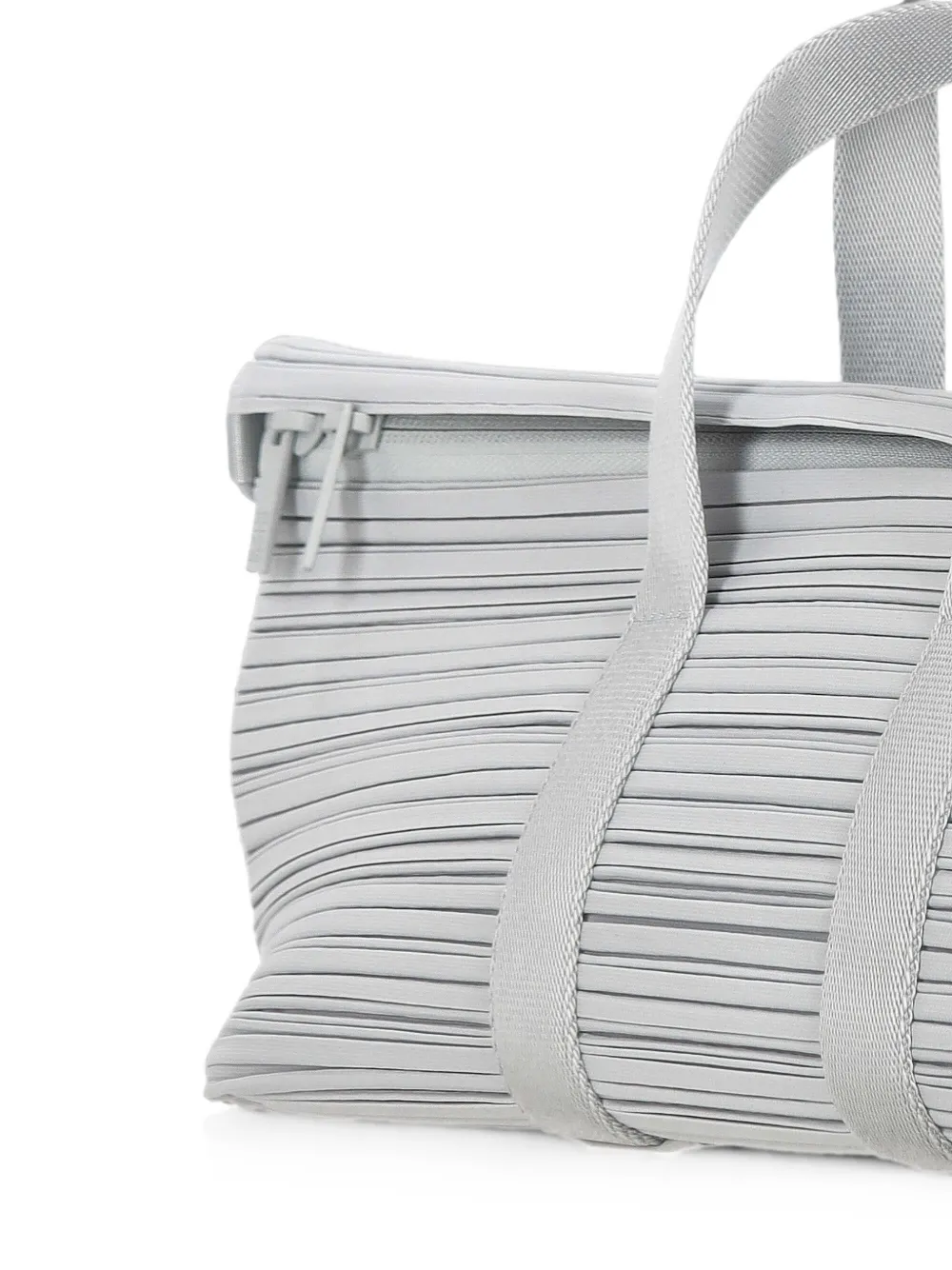 Pleats Please Issey Miyake Geplooide shopper Grijs