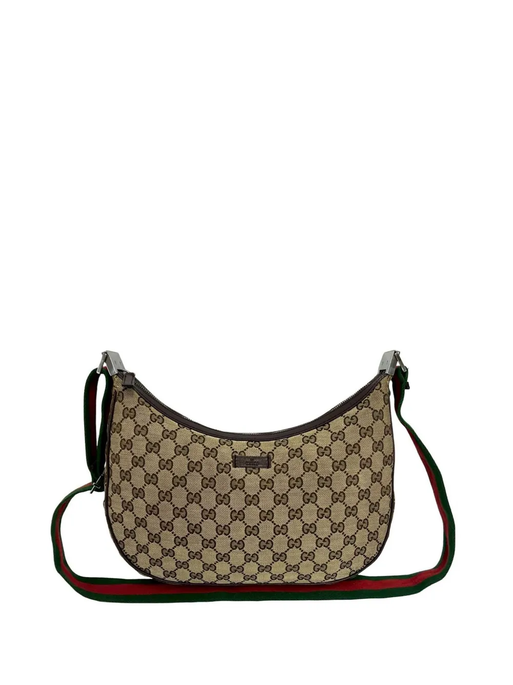 Gucci Pre-Owned 2000-2015 GG Canvas Web crossbody bag - Neutrals