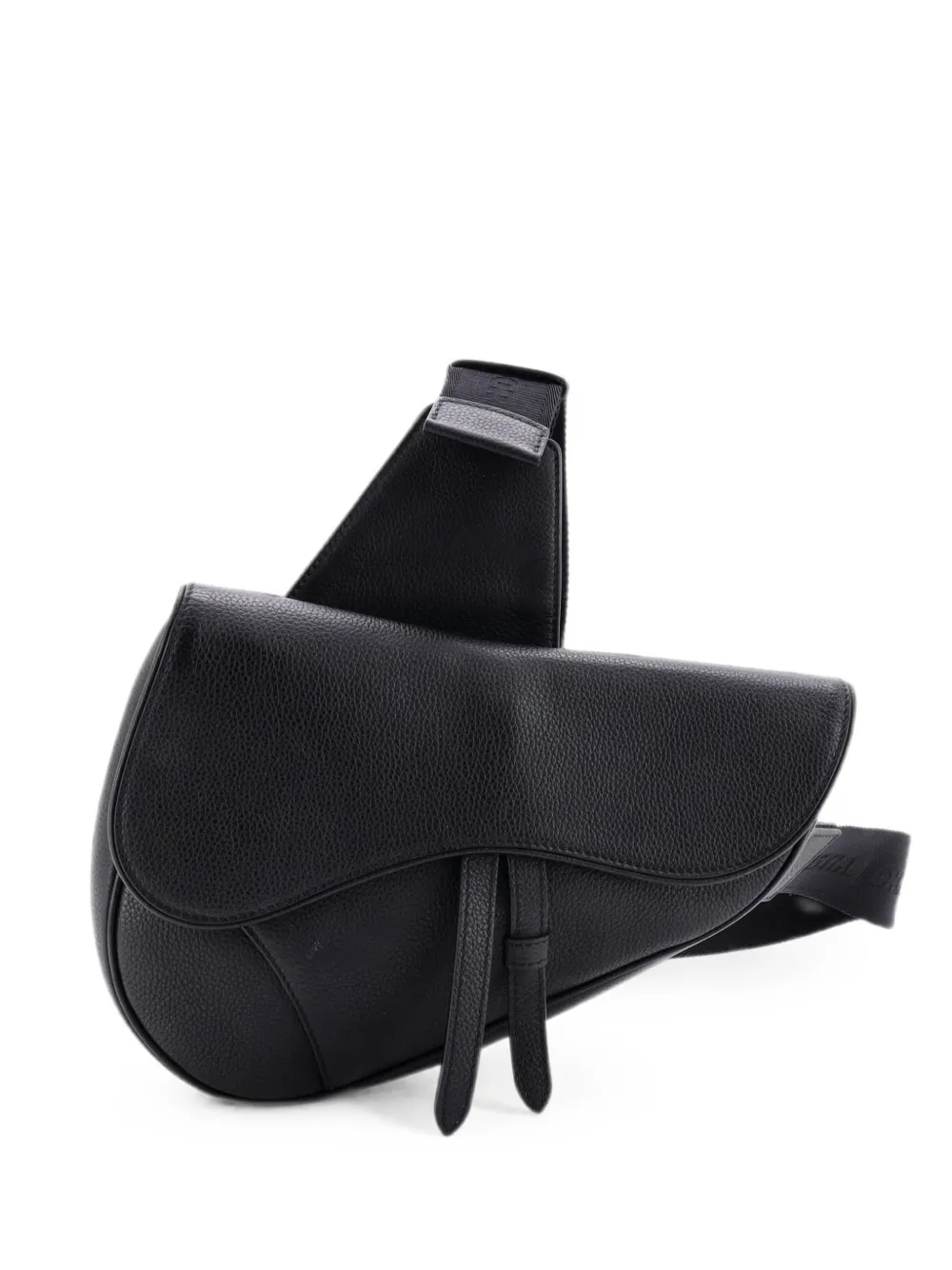 Christian Dior Pre-Owned Borsa a tracolla Saddle in pelle - Nero