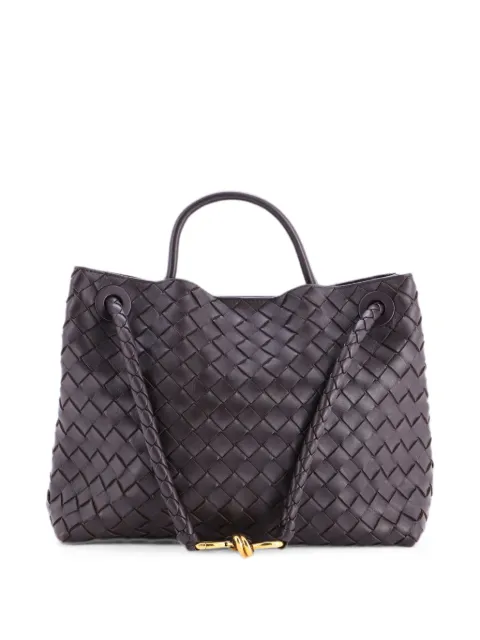 Bottega Veneta Pre-Owned Andiamo Top Handle Bag Intrecciato Nappa Medium satchel