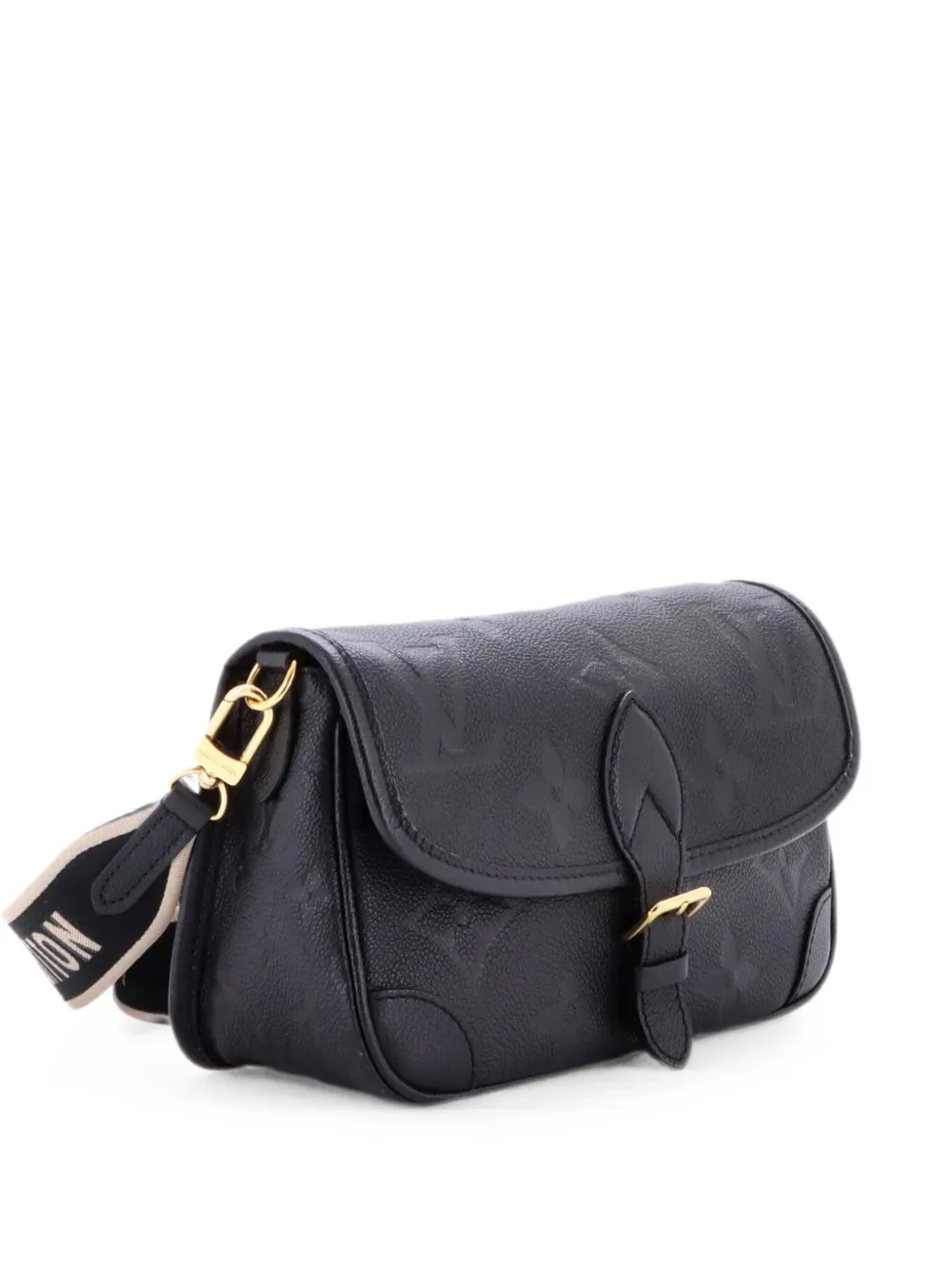 Louis Vuitton Pre-Owned Borsa a spalla Diane NM in pelle Empreinte Monogram Giant - Nero