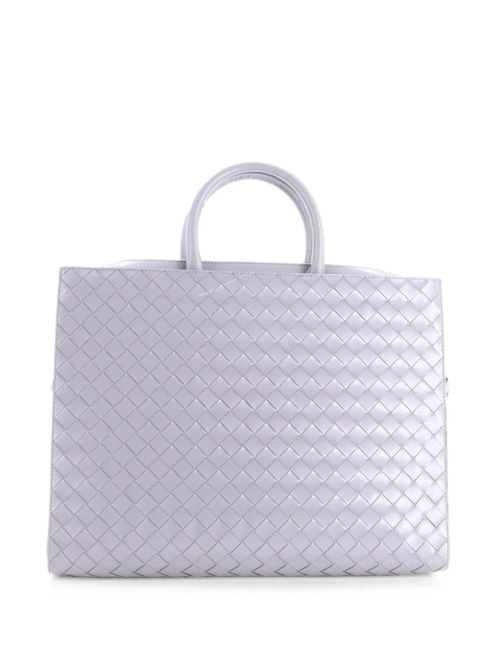 Bottega Veneta Pre-Owned Convertible Frame Briefcase Intrecciato Nappa business bag - Grey