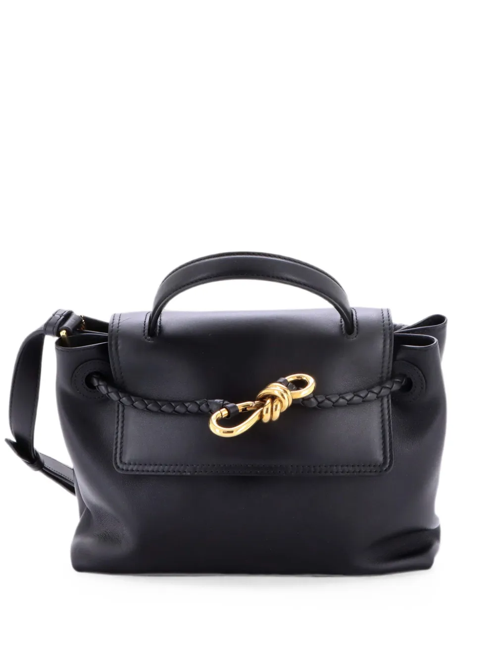 Bottega Veneta Pre-Owned Borsa a tracolla Ciao Ciao piccola in pelle con dettaglio Intrecciato - Nero