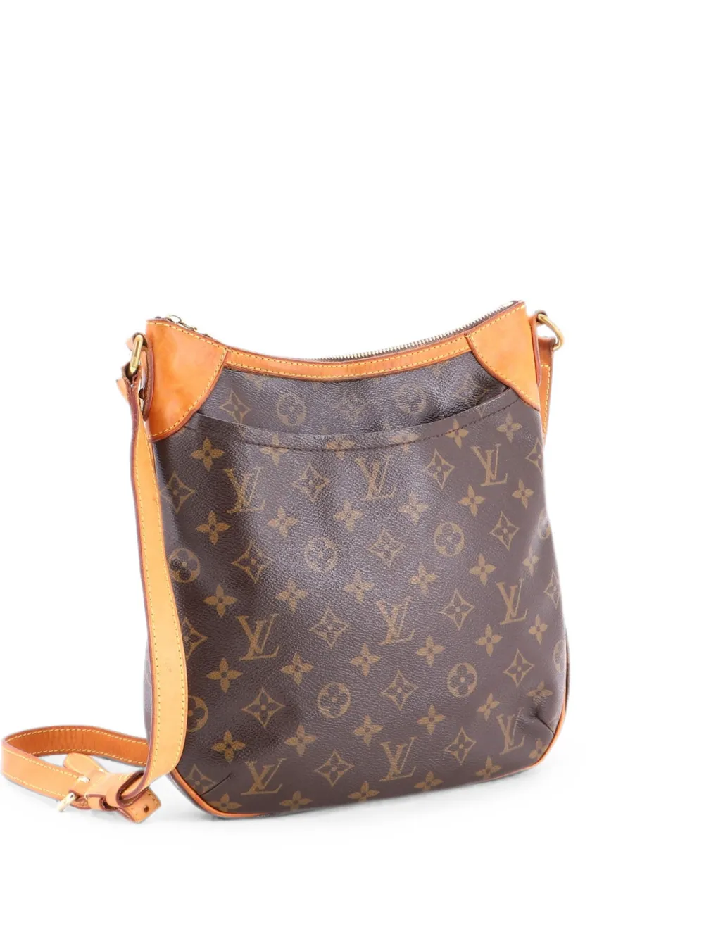 Louis Vuitton Pre-Owned Borsa a tracolla Odeon PM in tela con monogramma - Marrone