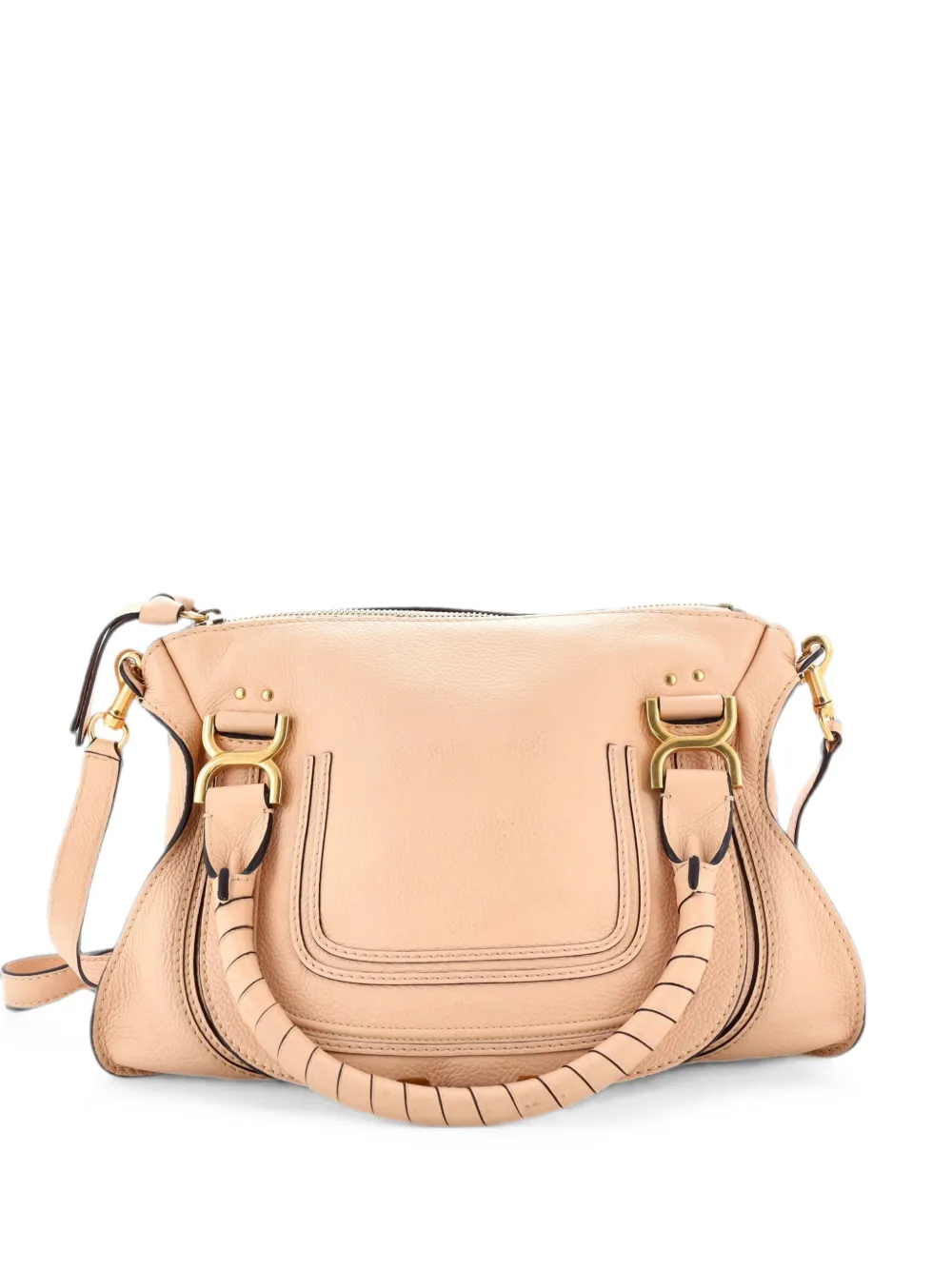Chloé Pre-Owned Borsa a tracolla Marcie media in pelle - Toni neutri
