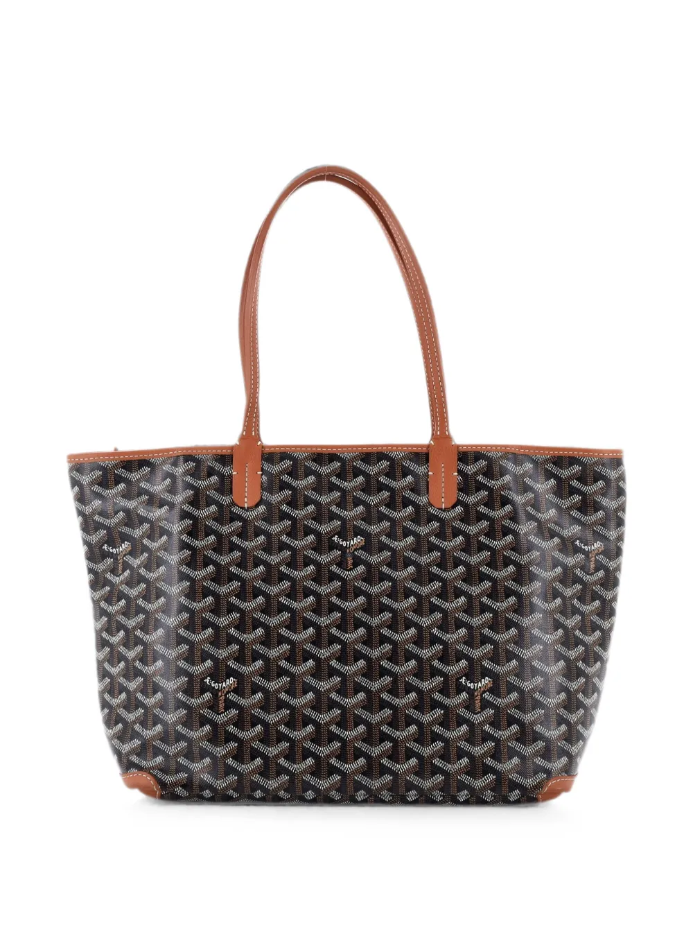 Goyard Pre-Owned Borsa tote Artois PM in tela cerata - Marrone