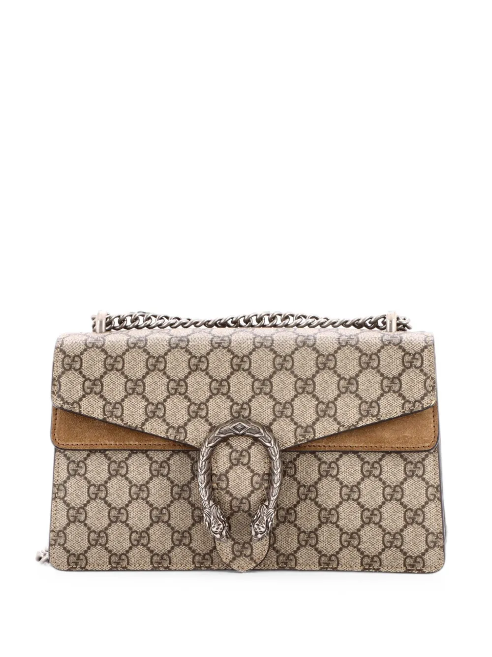 Gucci Pre-Owned Borsa a spalla Dionysus piccola in tela cerata GG - Marrone
